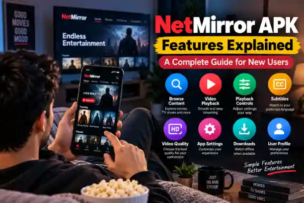 NetMirror APK Features What Each Option Does